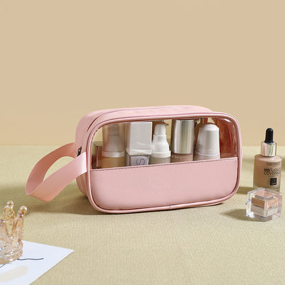 Large Capacity PVC Travel Cosmetic Bag for Women